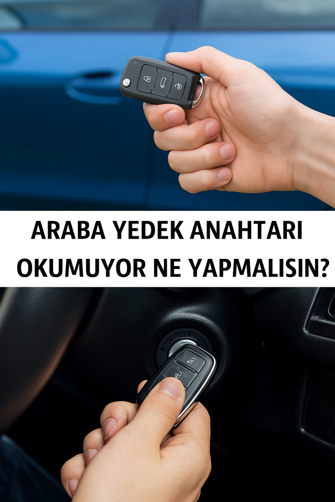 Araba yedek anahtarı okumuyor ne yapmalıyım